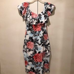 Gorgeous Floral Midi Dress - Juniors Size XL
